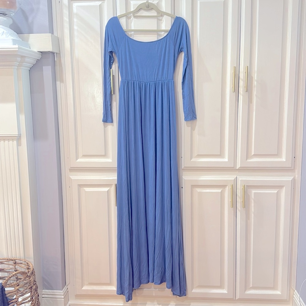 Pink Blush Size Small off the shoulder maxi Worn Once